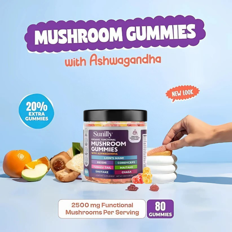 Sunily Mushroom Gummies Box